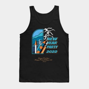 new year party 2022 Tank Top